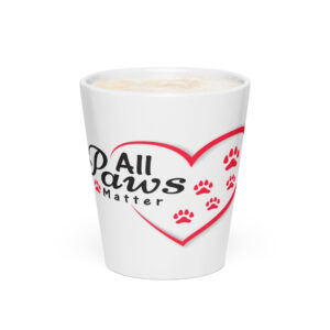 All Paws Matter Latte mug